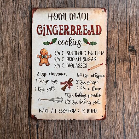 Christmas Sign Metal Sign Home Decor NEW Gift FAST SHIP - Picture 1 of 3